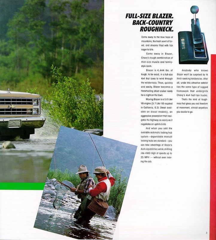 1986 Chevrolet Blazer Brochure Page 5